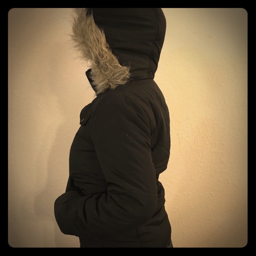 Warm winter down jacket